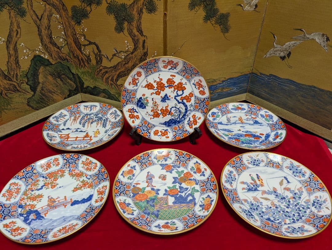 香蘭社　絵皿　飾り皿　6枚 有田焼の老舗-香蘭社オンラインショップ