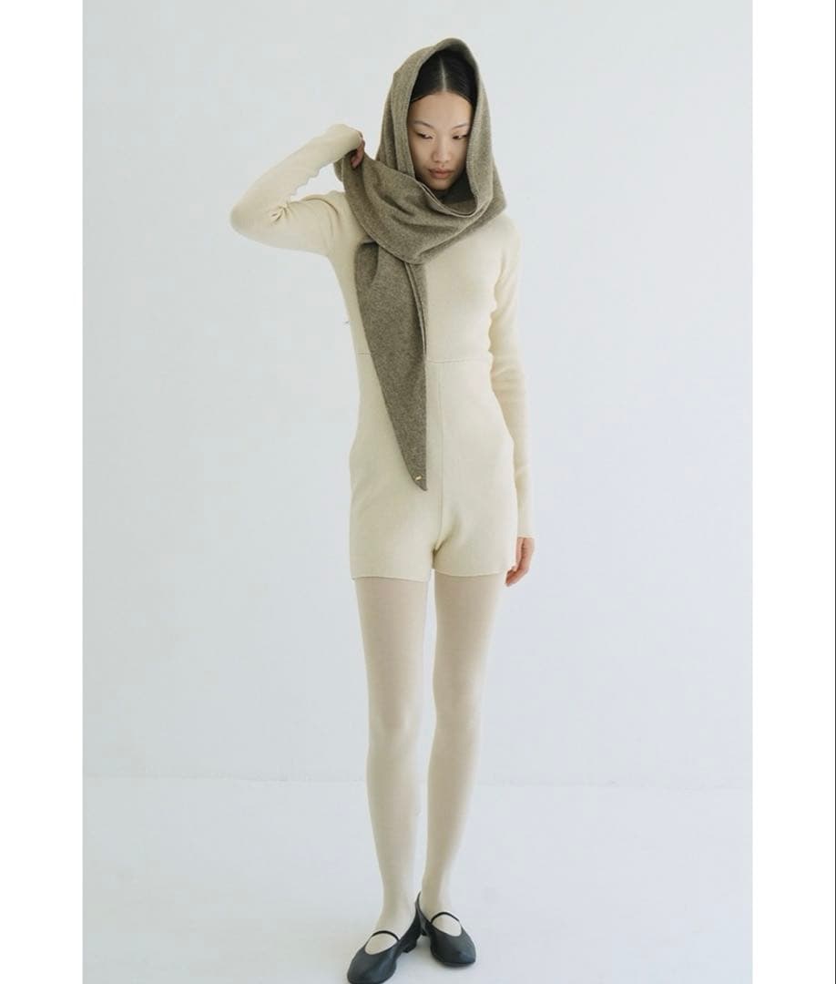 トップス CLANE WOOL SHORT KNIT ALL IN ONE クラネ CLANE WOOL SHORT KNIT ALL IN ONE （GRAY） - ファッション