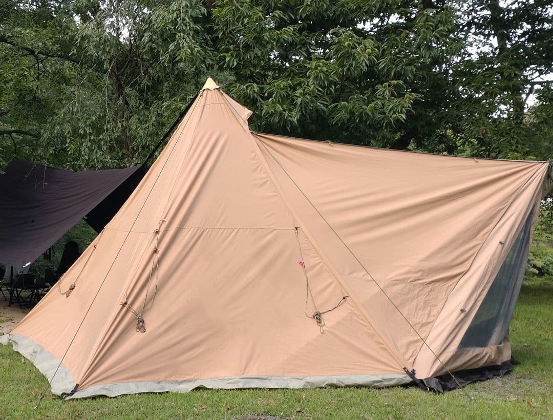 soomloom hapi4p インナー+フロントフラップ Soomloom HAPI 4P】グランドシートとテントクリップを使って3500円で