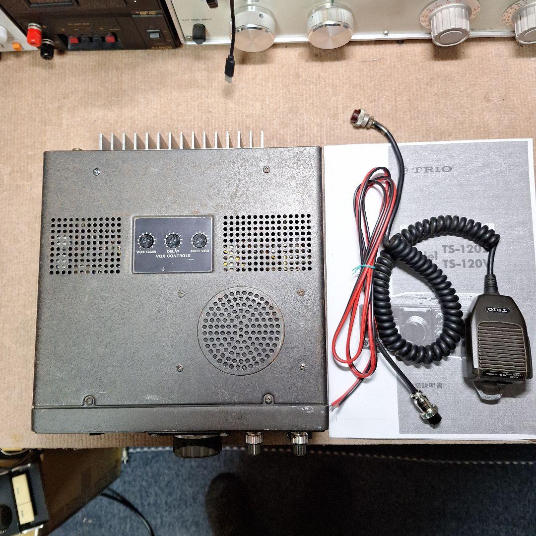 ケンウッドTS-120Vの修理品+マイク+DCコード+取説(コピー) ケンウッドTS-120Vの修理品+マイク+DCコード+取説(コピー)