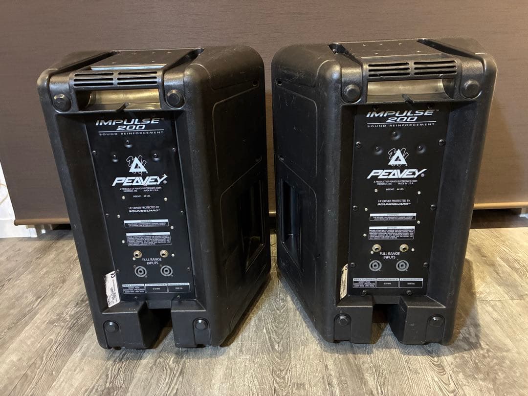 PEAVEY IMPULSE200】パッシブSRスピーカー2本セット /完動品 - メルカリ