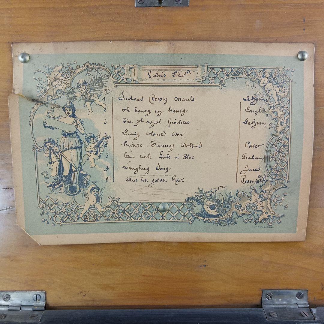 専用S153 フランス製 シリンダーオルゴール アンティーク - メルカリ