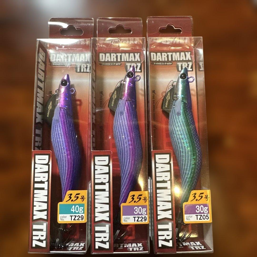 DARTMAX TRZ エギ 40g 30g 3色セット 制限あり・前回購入された方は購入不可】フィッシュリーグ エギリー