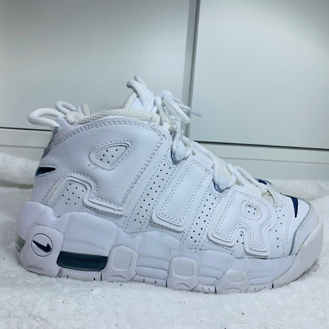 ⭐️美品 ナイキ GS エアモアアップテンポ ミッドナイトネイビー 22.5cm