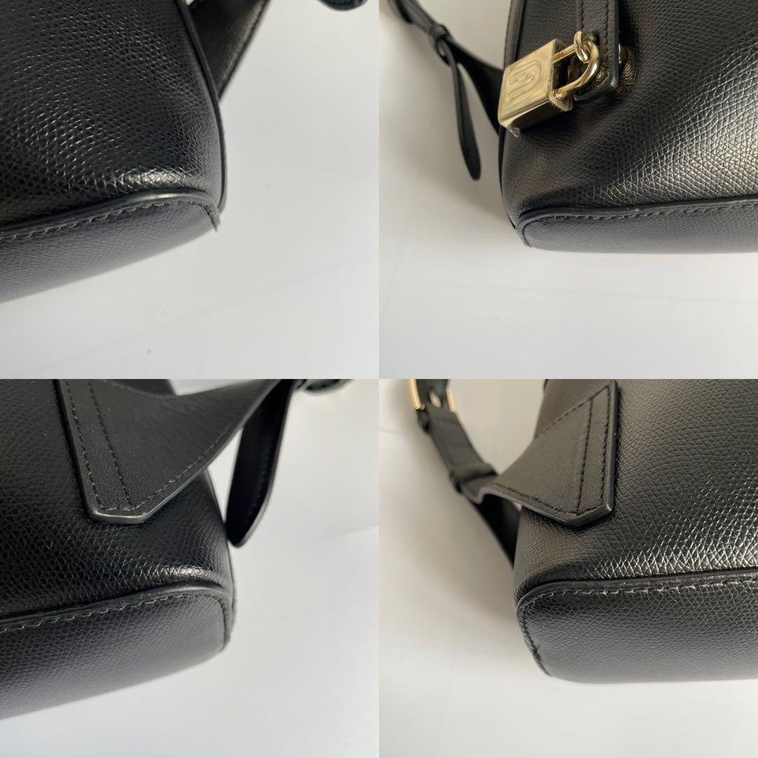 ✨未使用級✨ FURLA パイパー リュック ブラック 黒 レザー カデナ