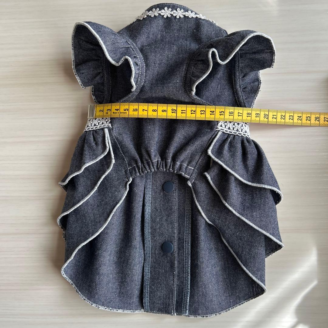 No.532 犬服ハンドメイド バックオープンワンピース - メルカリ