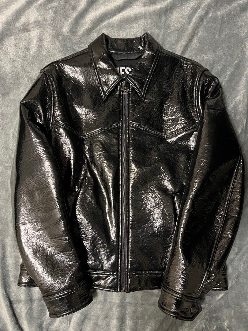 DIESEL エナメルジャケット - メルカリ