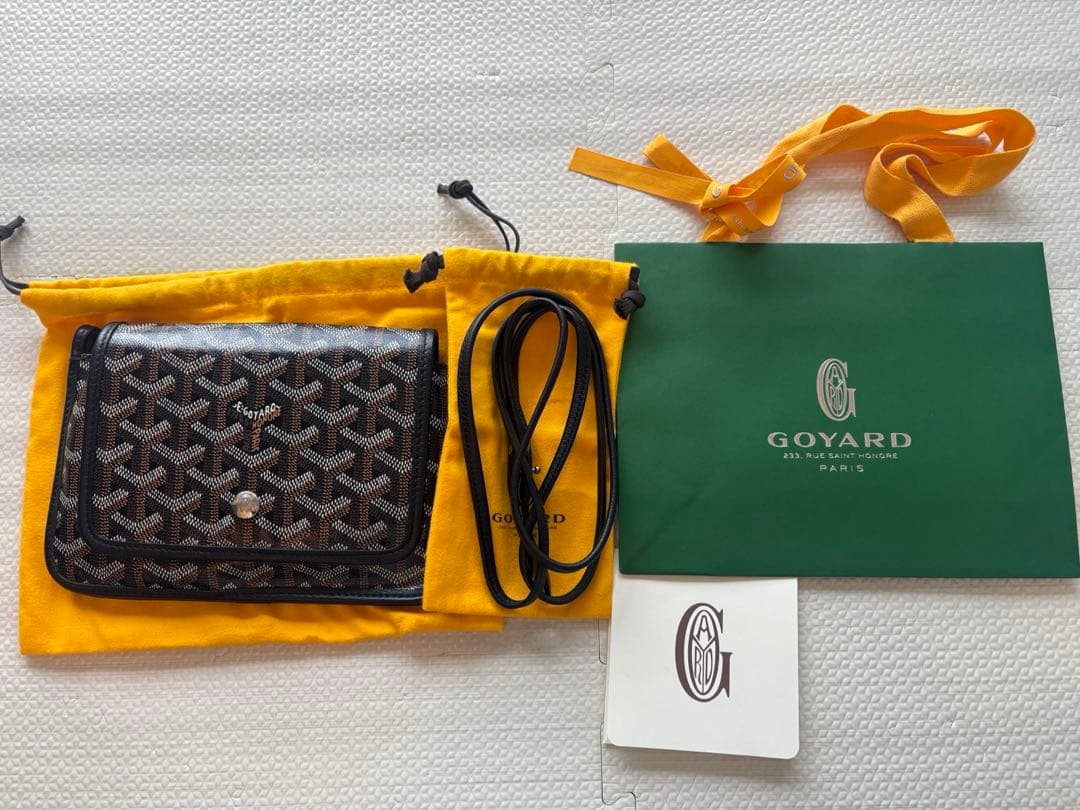 goyard プリュメ　ポーチウォレット　ブラック GOYARD（ゴヤール） ≪新品≫ プリュメ PLUMET ポーチウォレット
