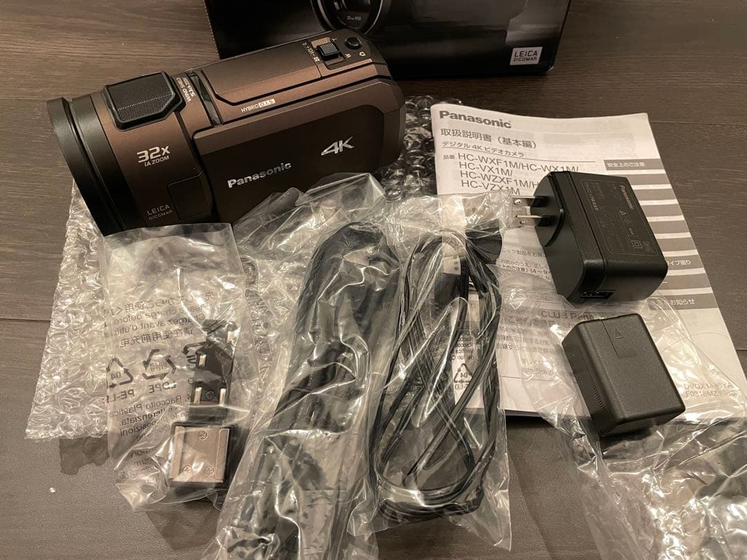 Panasonic 4K ビデオカメラ HC-VZX1M ブラウン - メルカリ