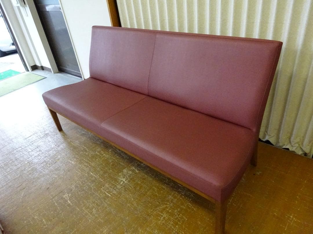 シバ　カリモク　3Pソファ　ダイニングソファ　CT80モデル　美品 カリモクダイニングソファ CT80ご招待フェア無料招待：宮田家具総本店