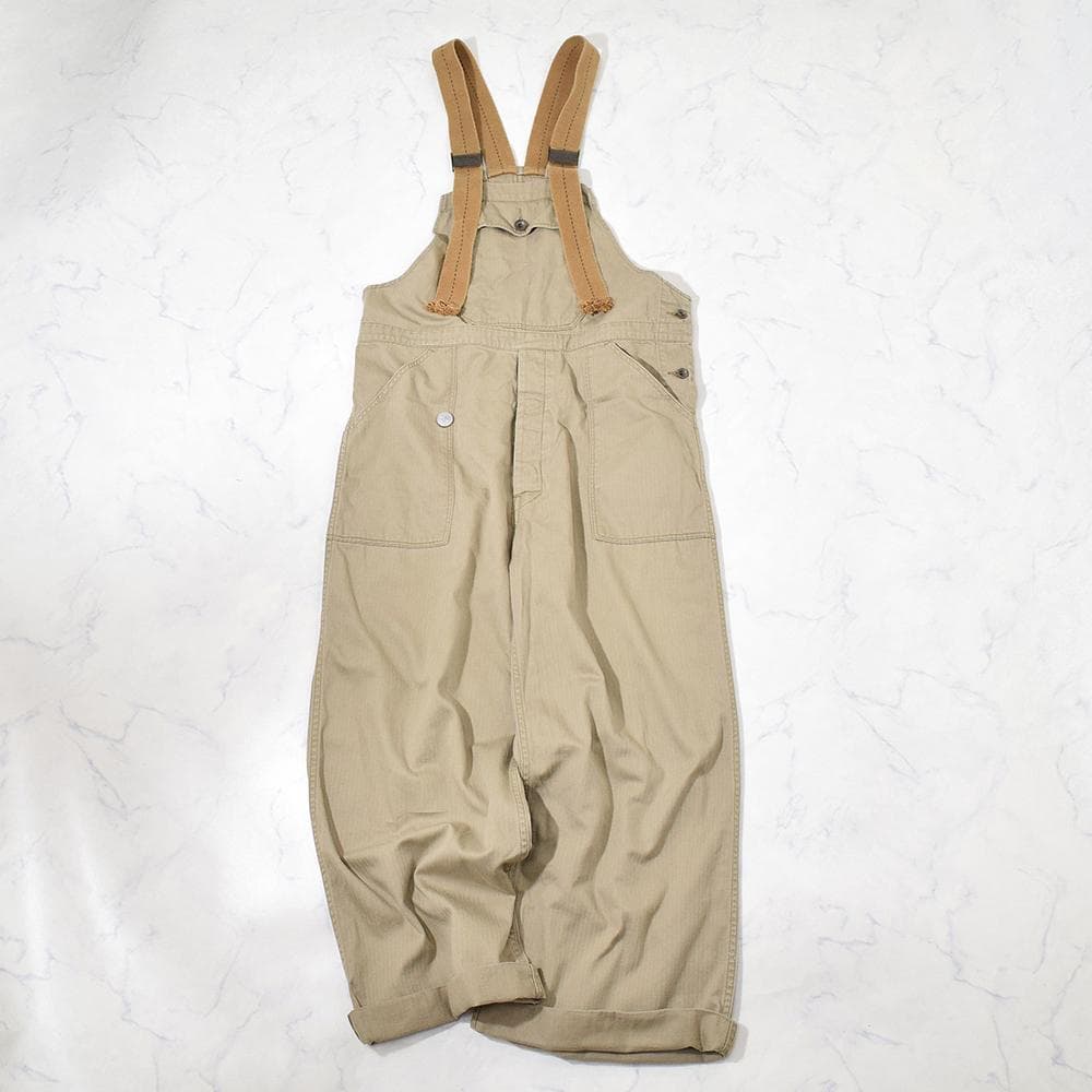 archive KAPITAL HBT ミリタリー オーバーオール サロペット MILITARY（ミリタリー） 新品 復刻 フランス海軍 1940's HBT