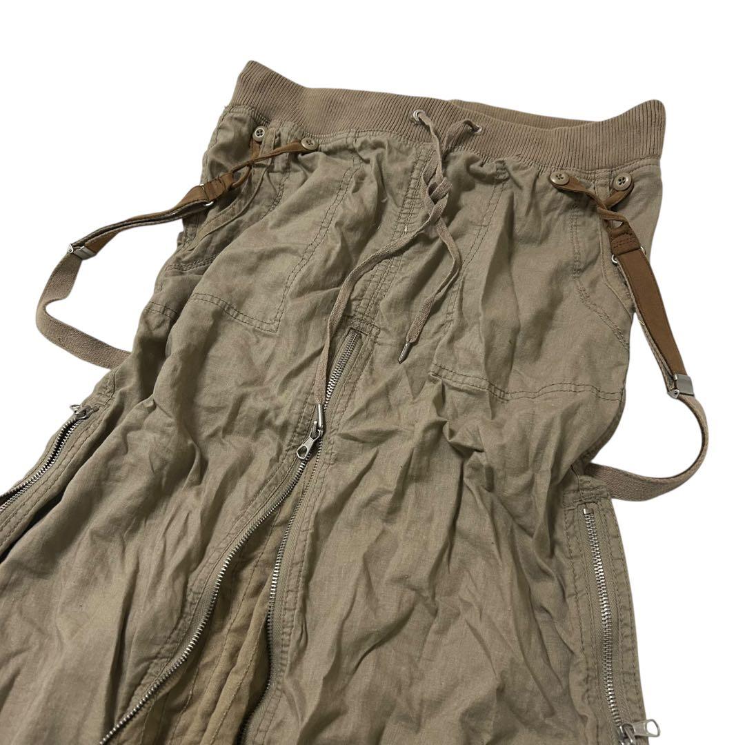 00's vintage goa ギミック パラシュートフレアスカート 亜熱帯 - メルカリ