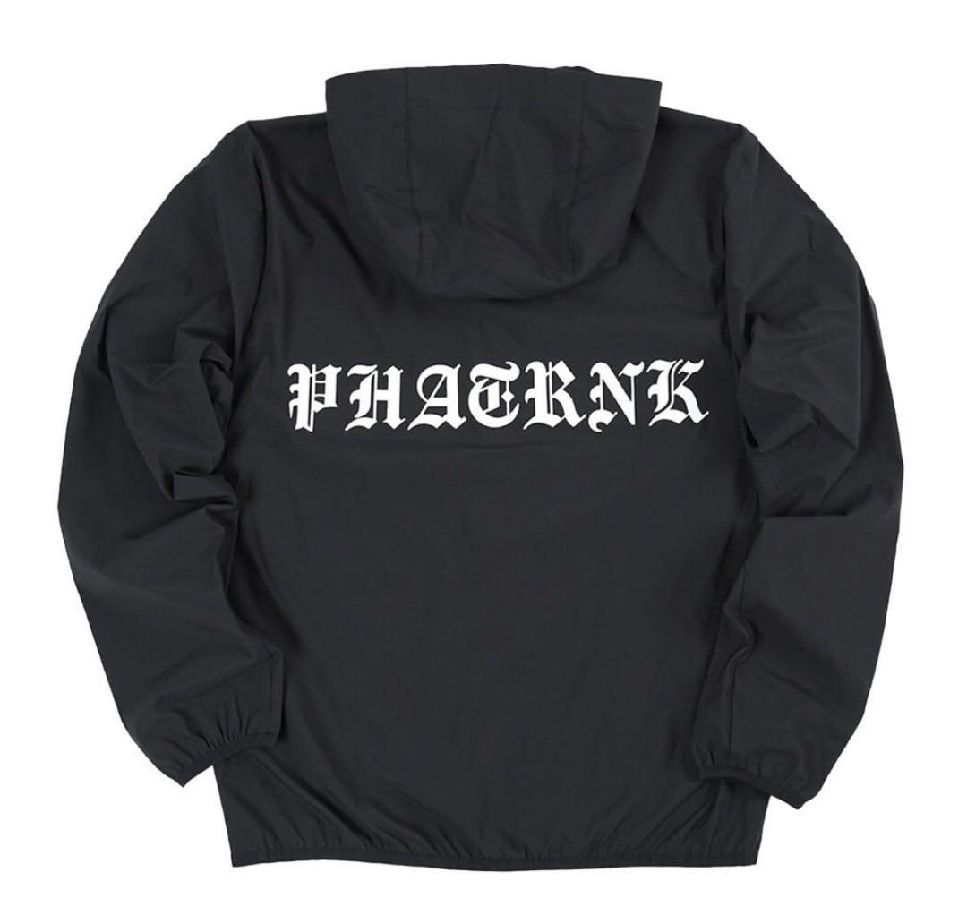 大人気 ファットランク PHATRNK ナイロン ジップ パーカー M 黒 - メルカリ