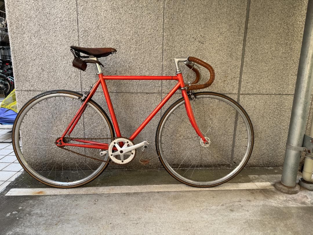 k*m様 オレンジxレザー ピストバイク(Diners) k*m様 オレンジxレザー ピストバイク(Diners) - メルカリ