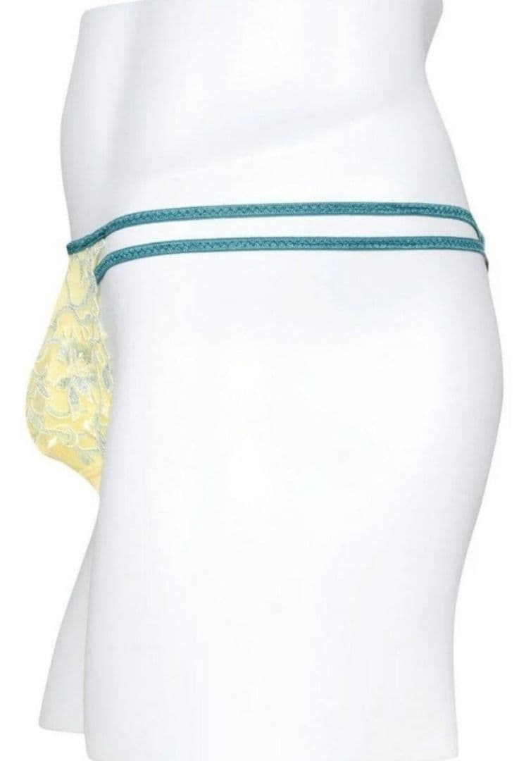 新品未使用〗サルートメンズT-バックLサイズ Wacoal menレースYE