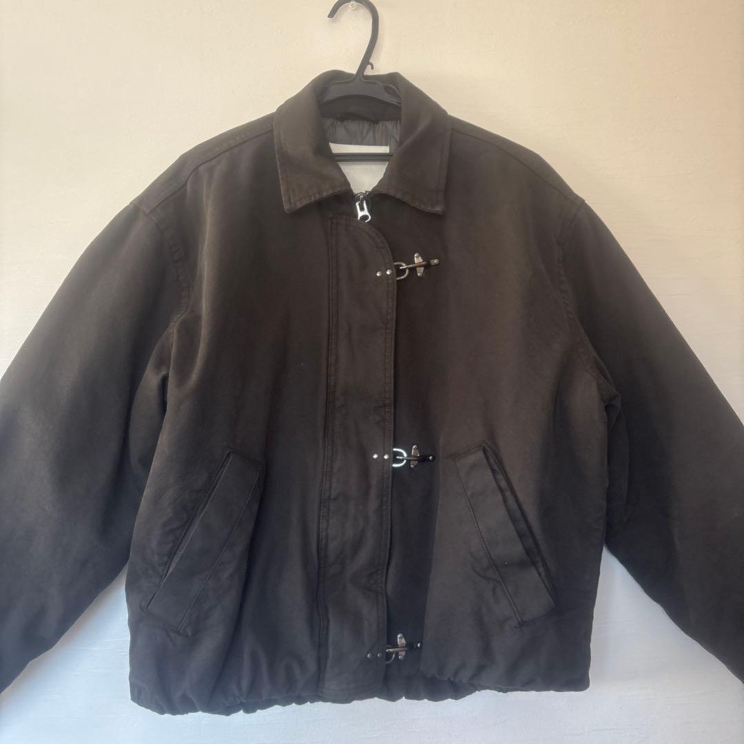 ZARAファイヤーマンジャケット ZARA MAN(ザラマン) / ファイヤーマンジャケット/L/ブラック/無地