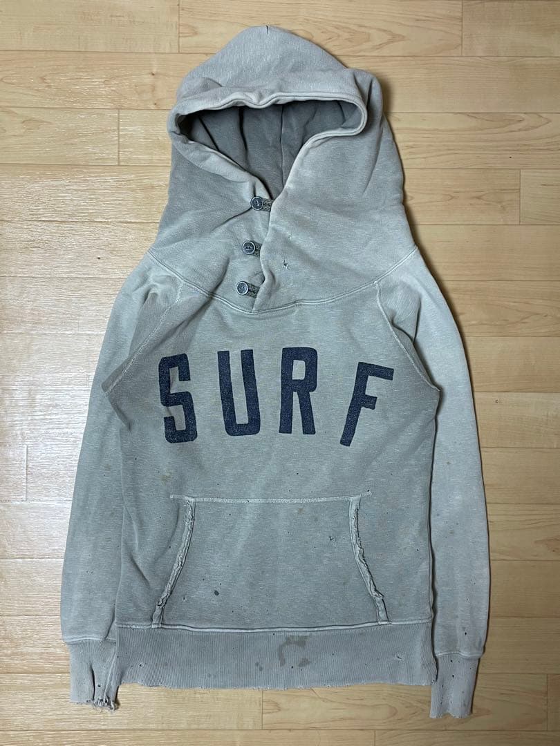 size 0 キャピタル SURF プルオーバーパーカー kapital カーキ - メルカリ
