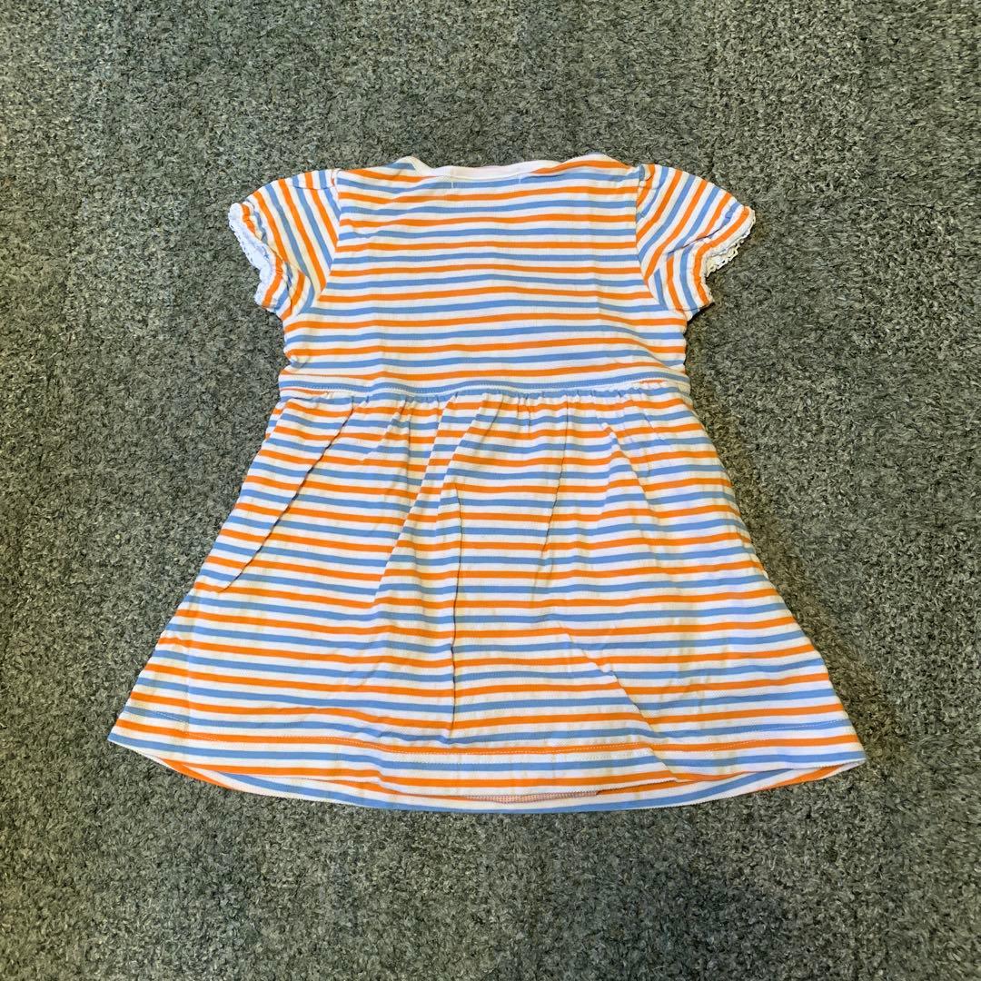 familiar】 半袖ストライプワンピース（パンツ付）/サイズ80cm - メルカリ