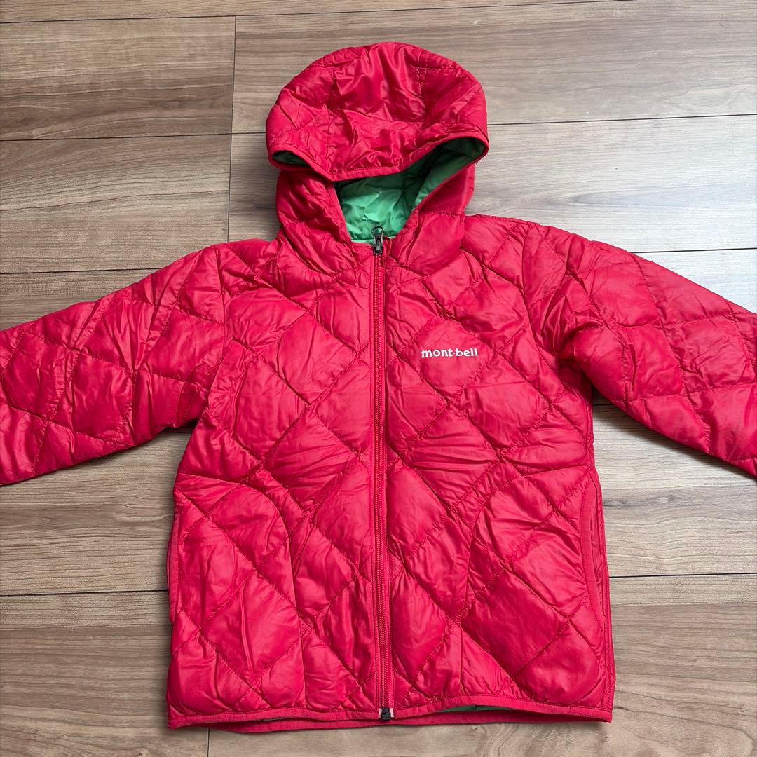 モンベル リバーシブル ダウンパーカー 110 - メルカリ