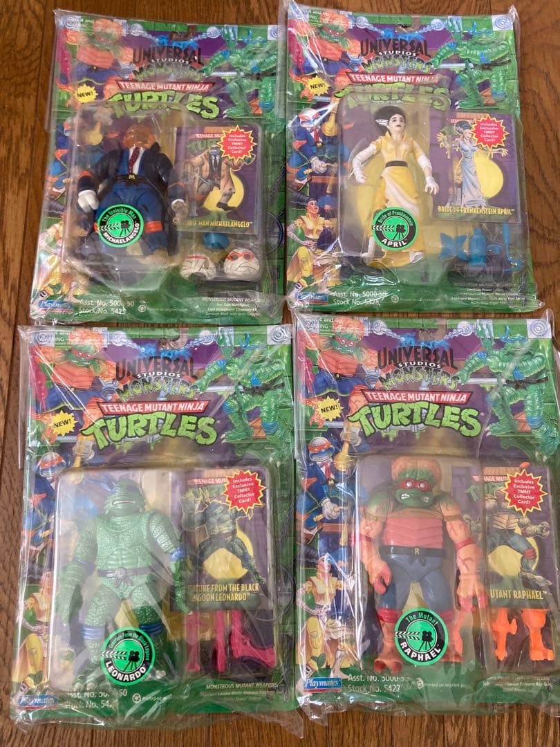 タートルズ　ユニバーサルモンスター　4体セット　TMNT JoyToy 1/18 ティーンエイジ ミュータント ニンジャ タートルズ 『TMNT