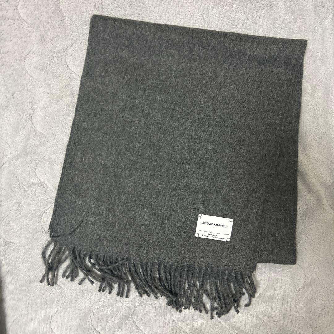 ザイノウエブラザーズ　アルパカ ソリッドマフラー 35x180 THE INOUE BROTHERS（ザイノウエブラザーズ） マフラー THE INOUE