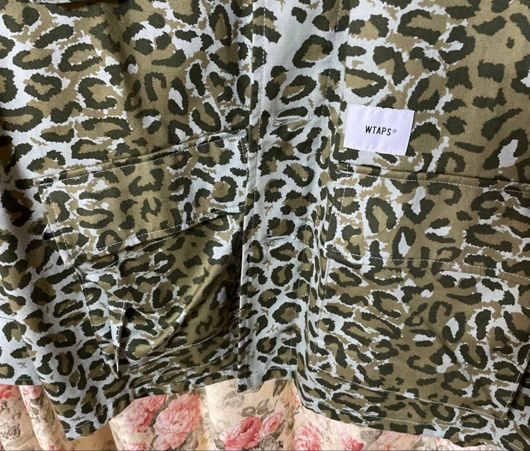 21SSWTAPSJUNGLE01 L/Sレオパード柄ミリタリージャケットX02 - メルカリ