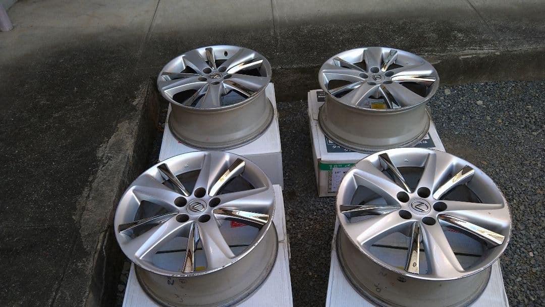 レクサス純正 GS450h後期 ハイブリッド専用ホイール4本 中古 - メルカリ