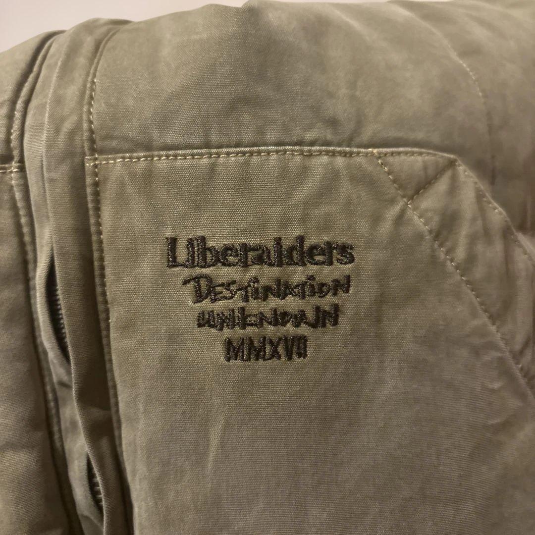 Liberaiders キルティングジャケットベスト コットン カーキ XL - メルカリ