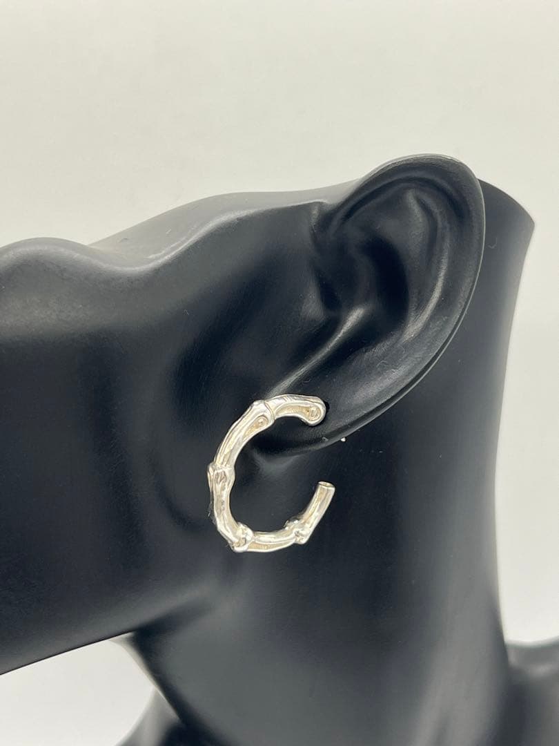 ティファニー TIFFANY バンブーフープ ピアス ラージサイズ SV925