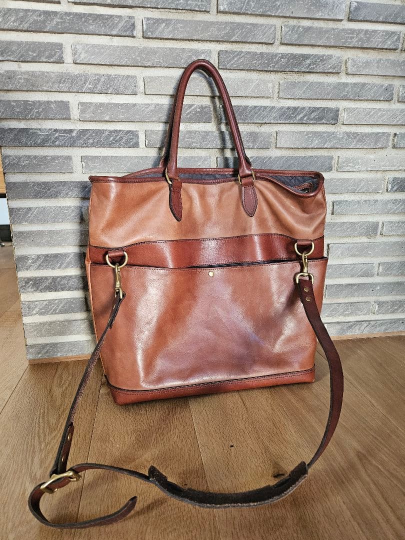 vasco/ ブラウン レザートートバッグ/グランメゾン東京 - メルカリ