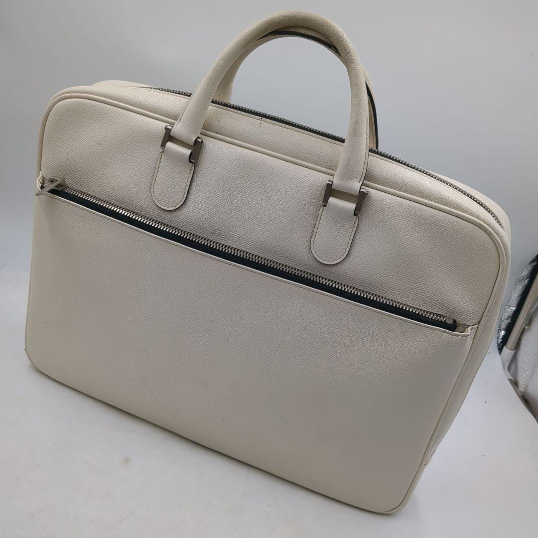 大人気✨️　ダブルハンドル ブリーフケース A4 白　アイボリー　ビジネス 楽天市場】CREEZAN JETTER BRIEFCASE ブリーフケース ビジネスバッグ