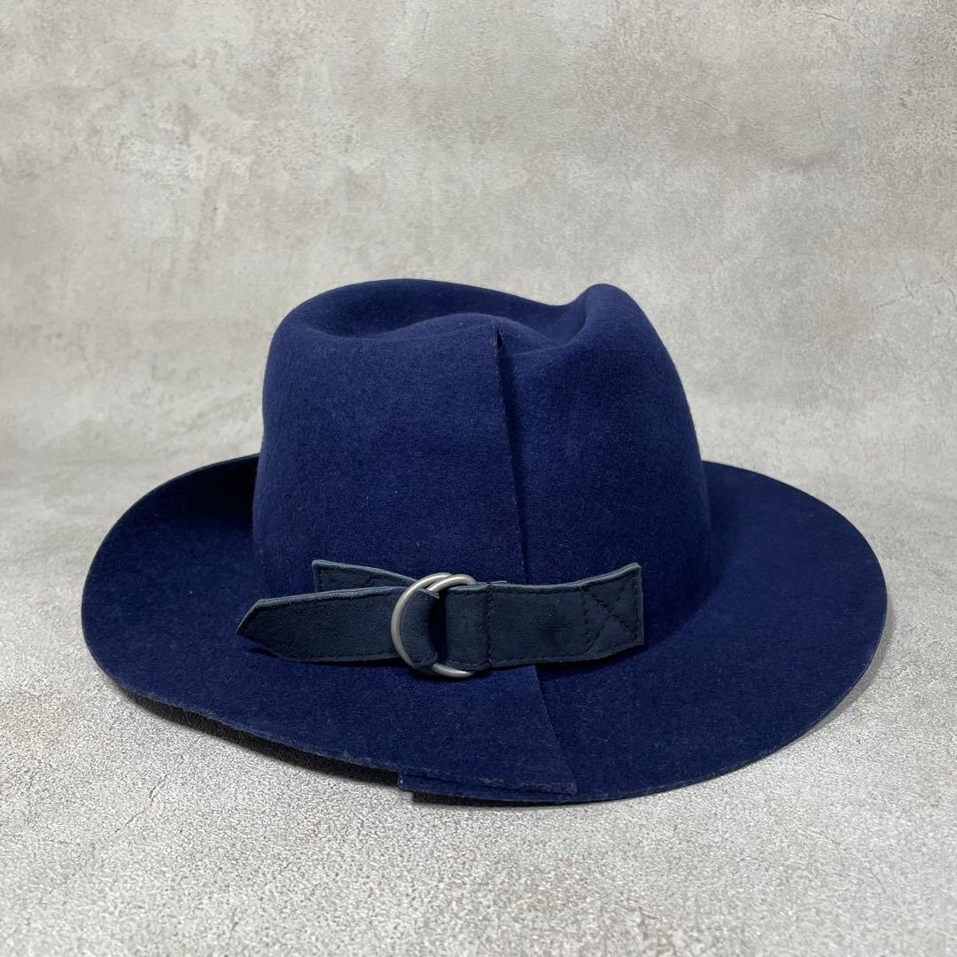 Vivienne Westwood オーブ ウールフェルトハット ネイビー 帽子 - メルカリ