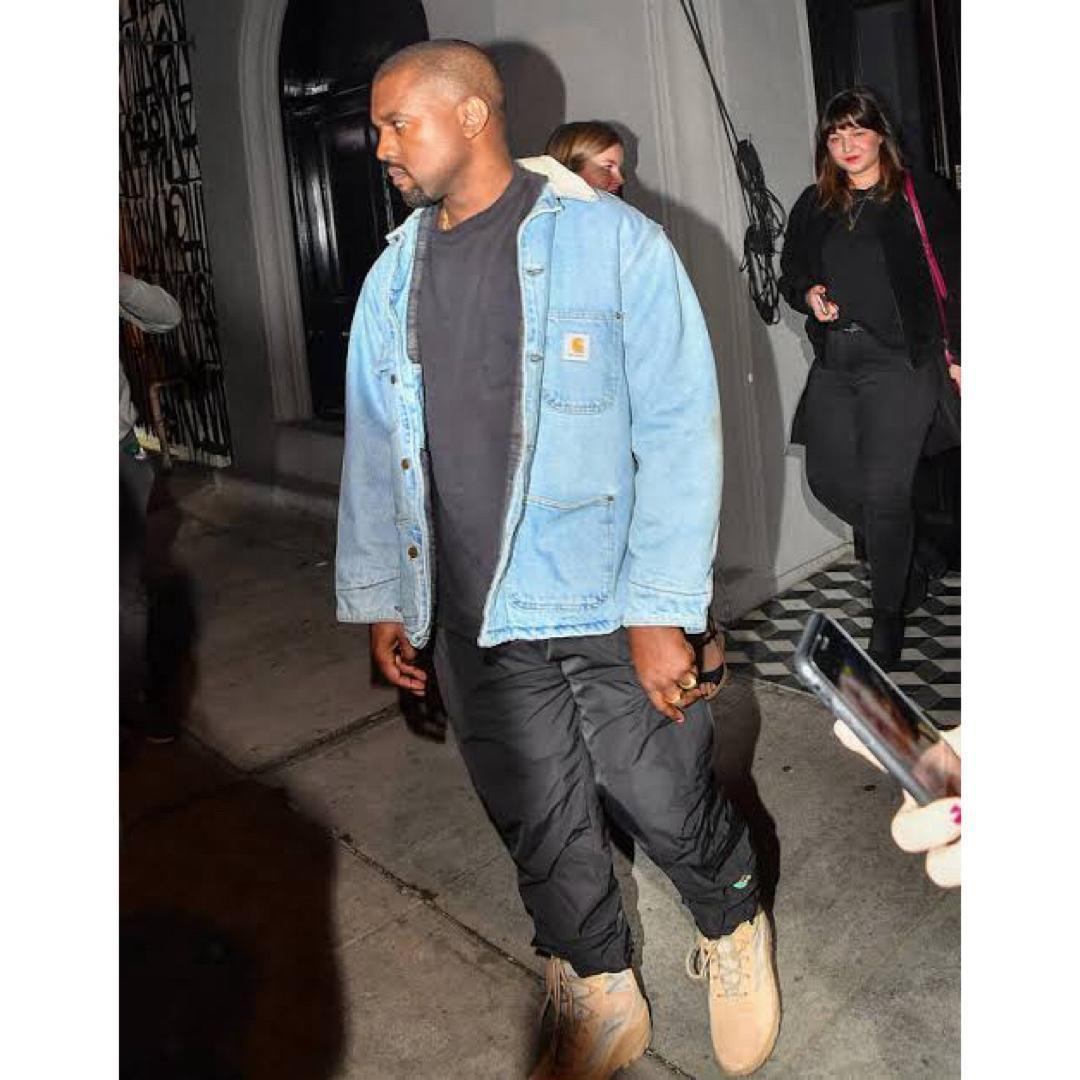 80s carhartt ye カニエウエスト着 デニム チョアコート XL - メルカリ