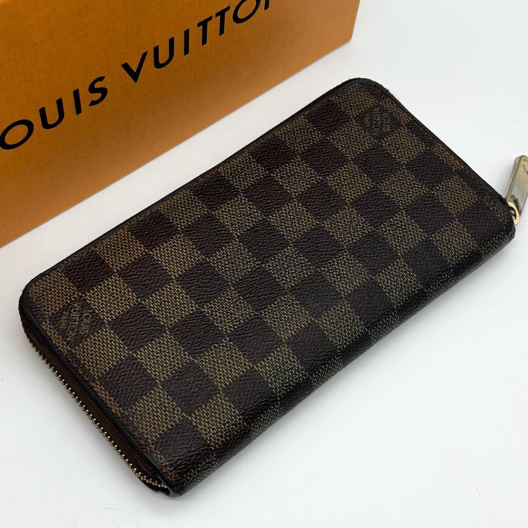 ルイヴィトン ジッピーウォレット ダミエ エベヌ ラウンドファスナー