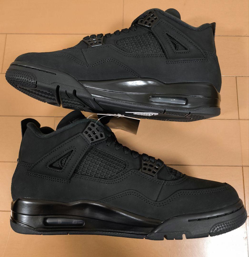 靴 AIR JORDAN 4 RETRO OG BLACK CAT 28.5cm