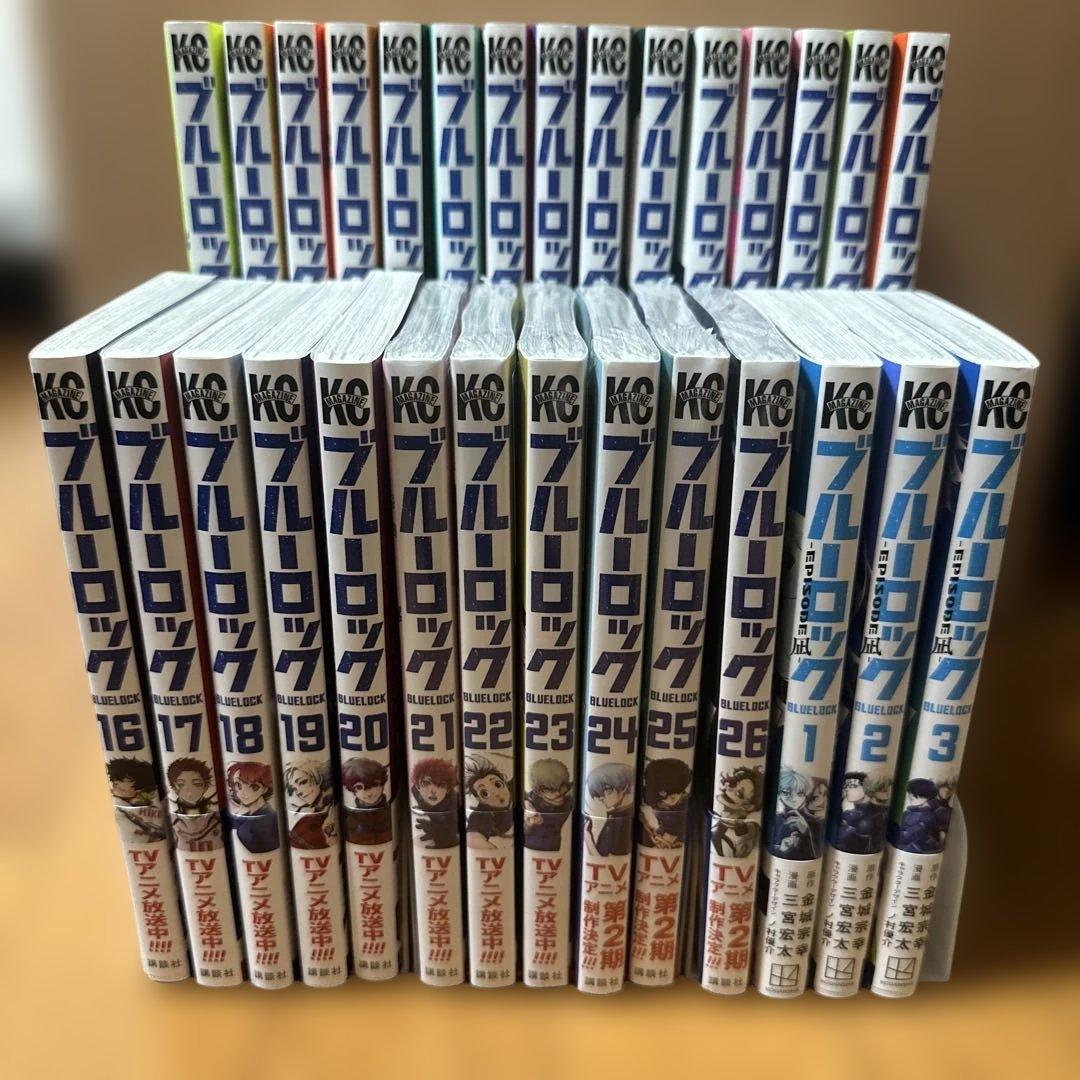 ブルーロック 1~26巻、エピソード凪1~3巻 ブルーロック 1から26巻 エピソード凪 1から3巻 セット売り｜Yahoo