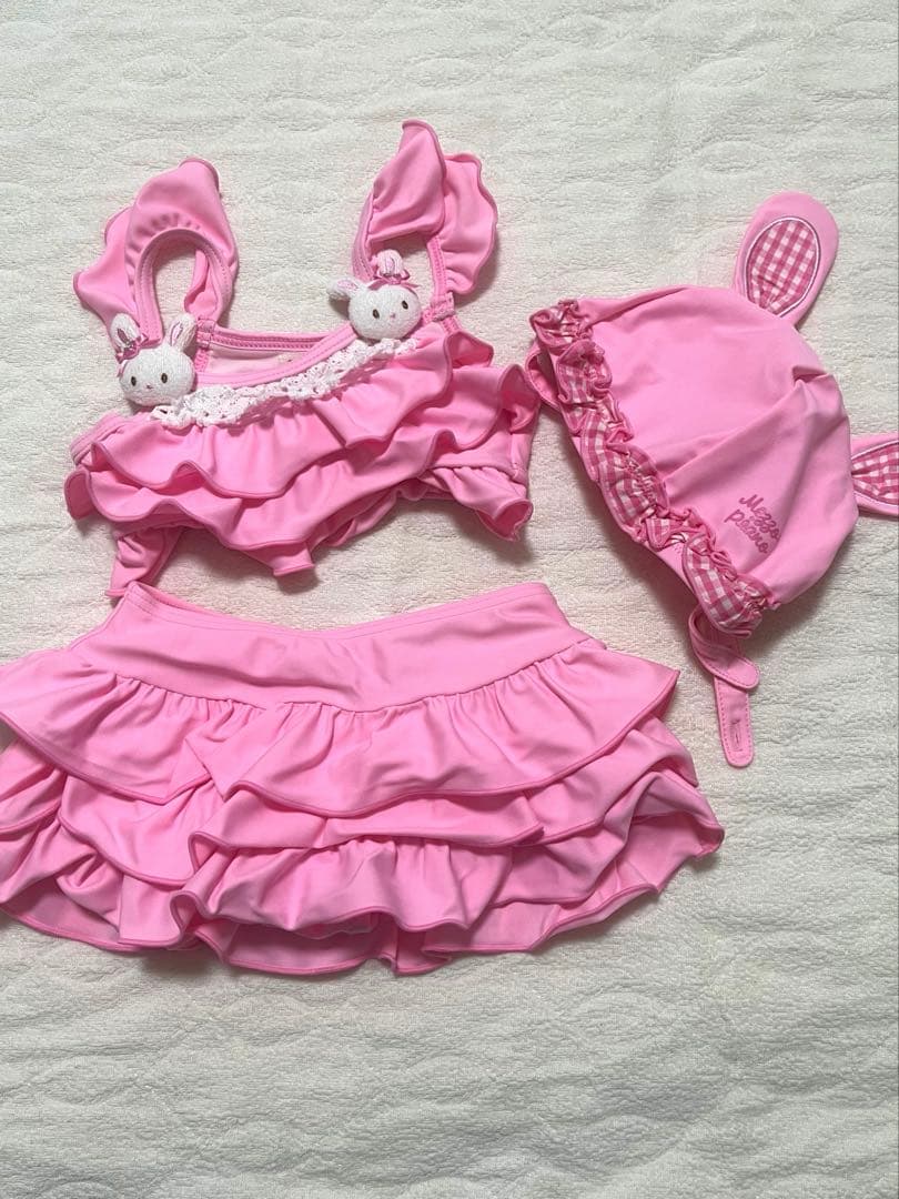 メゾピアノ　立体うさぎ　水着