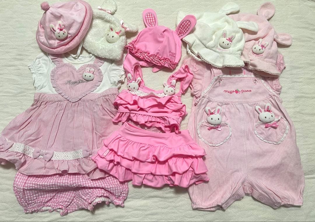 メゾピアノ　立体うさぎ　水着