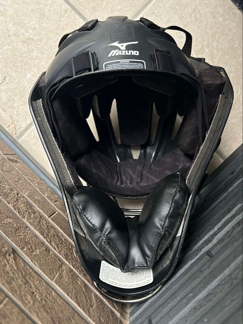 キャッチャー防具 ミズノ 阿部慎之助モデル ホッケー型マスク - メルカリ