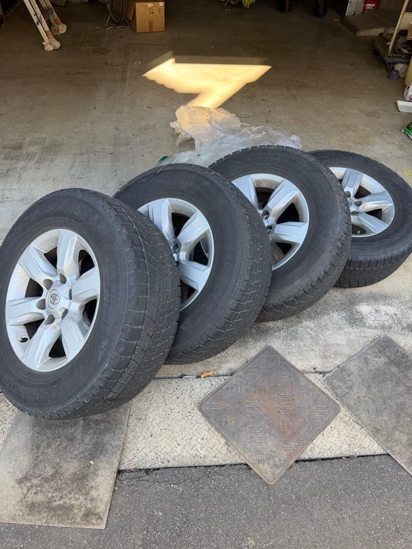 ランクルプラド150 純正ホイールスタッドレス 新品スタッドレス付！プラド純正！冬セット！｜グーネットピット