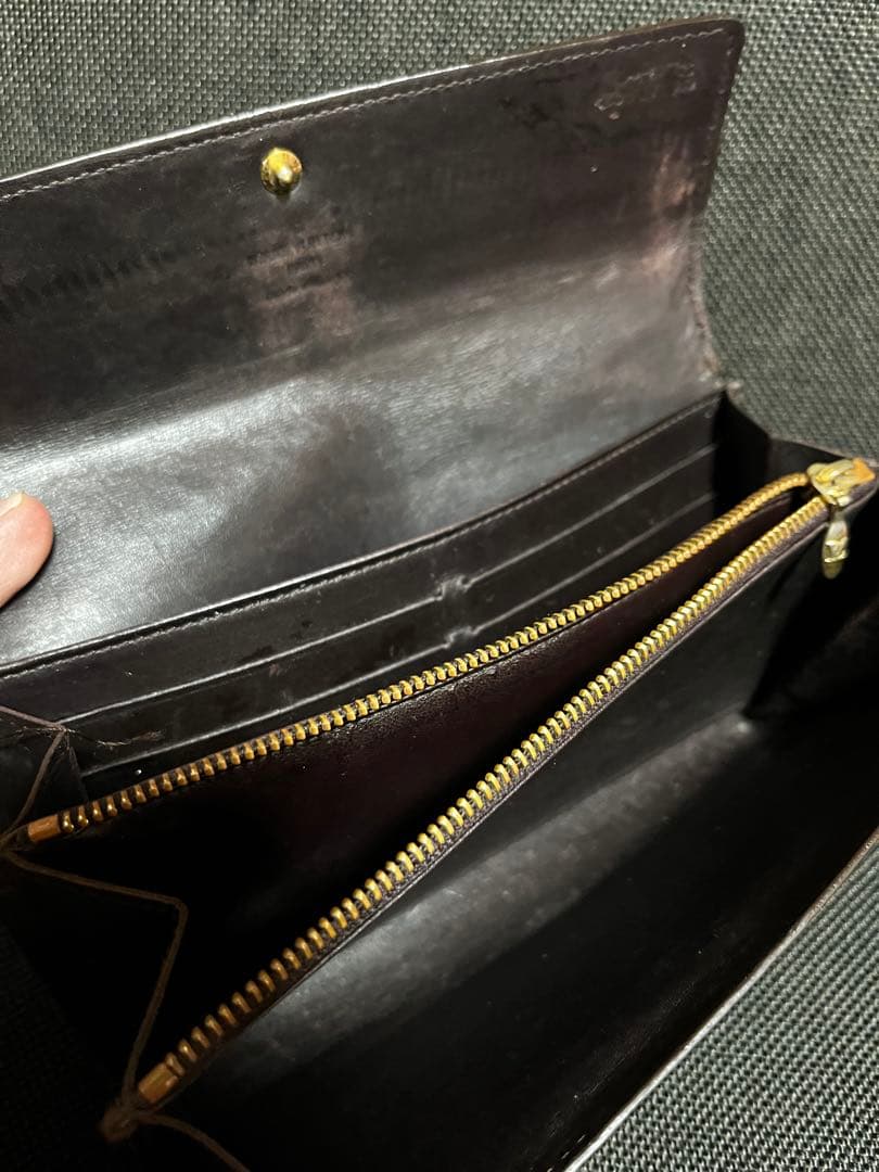 Louis Vuitton ヴェルニダークブラウン 長財布 - メルカリ