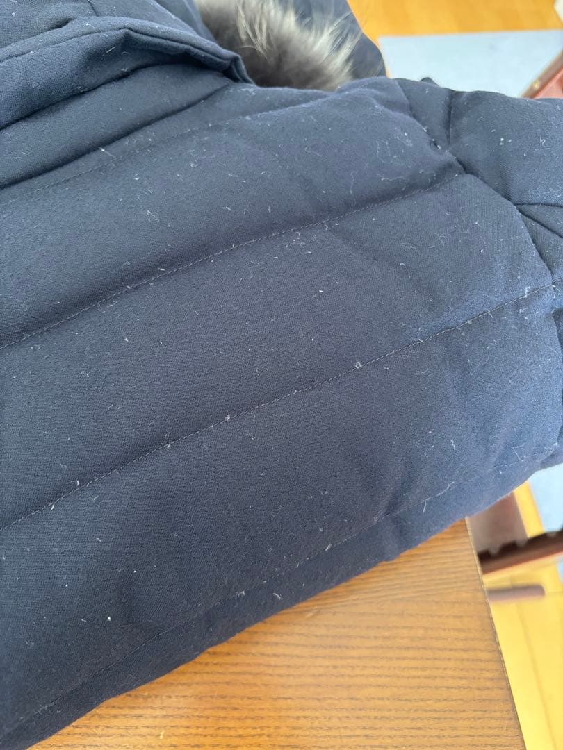 《おはぎ》TATRAS ネイビー ダウンジャケット フード付き