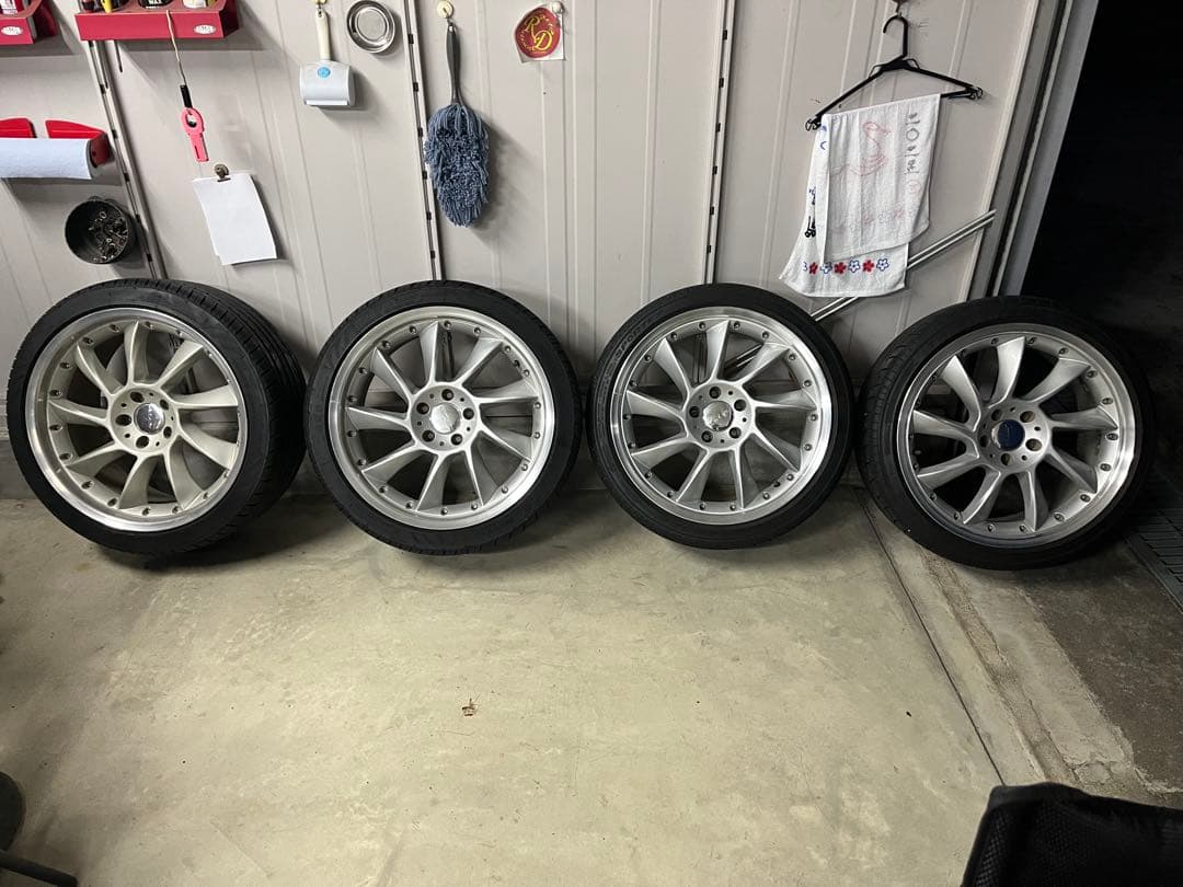 19インチ アルミホイール 10スポークセット 日産（NISSAN） アルミホイール スカイライン フェアレディZ 4本セット