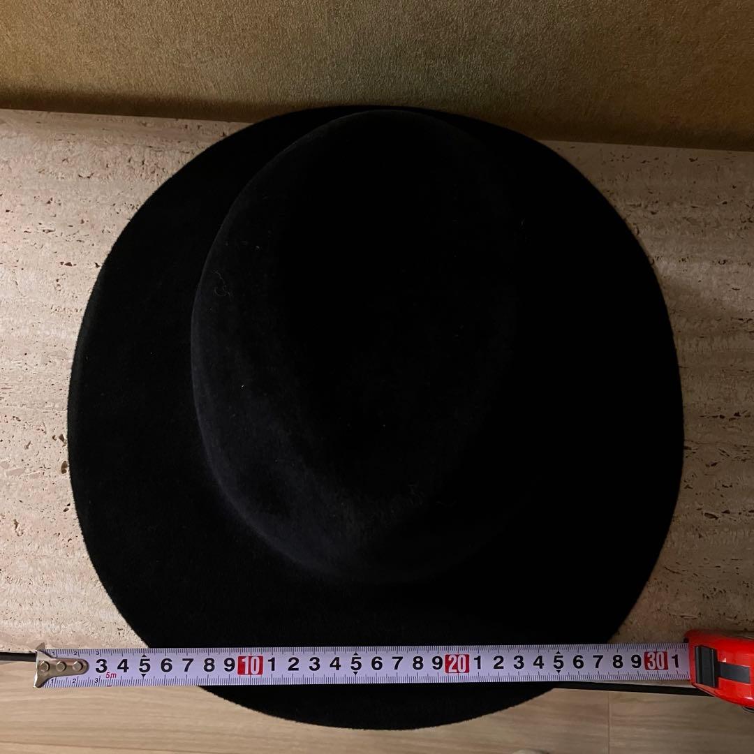 美品 KIJIMA TAKAYUKI 152854 黒 ハット ラビット - メルカリ