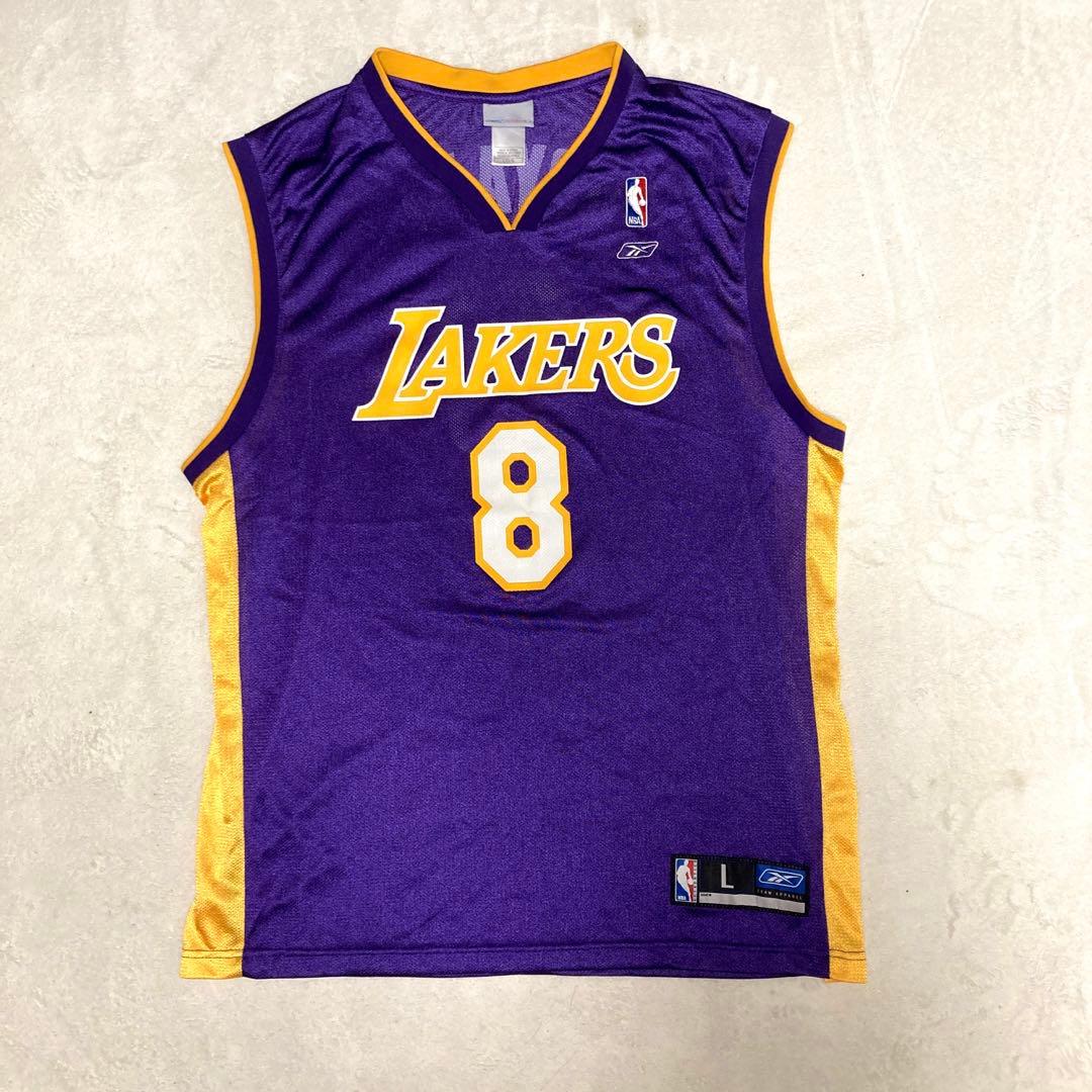 リーボック NBA コービー・ブライアント レイカーズ 8 ユニフォーム L
