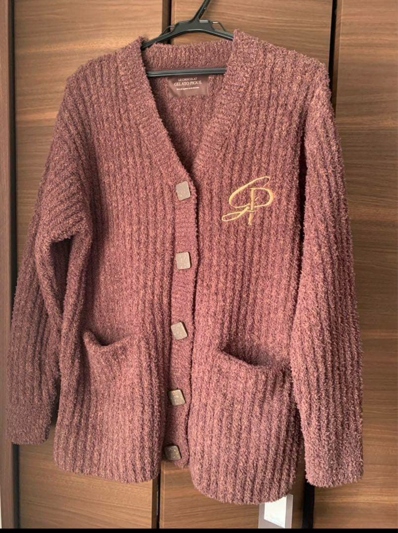 gelato pique ジェラートピケ べビモコメランジリブカーディガン