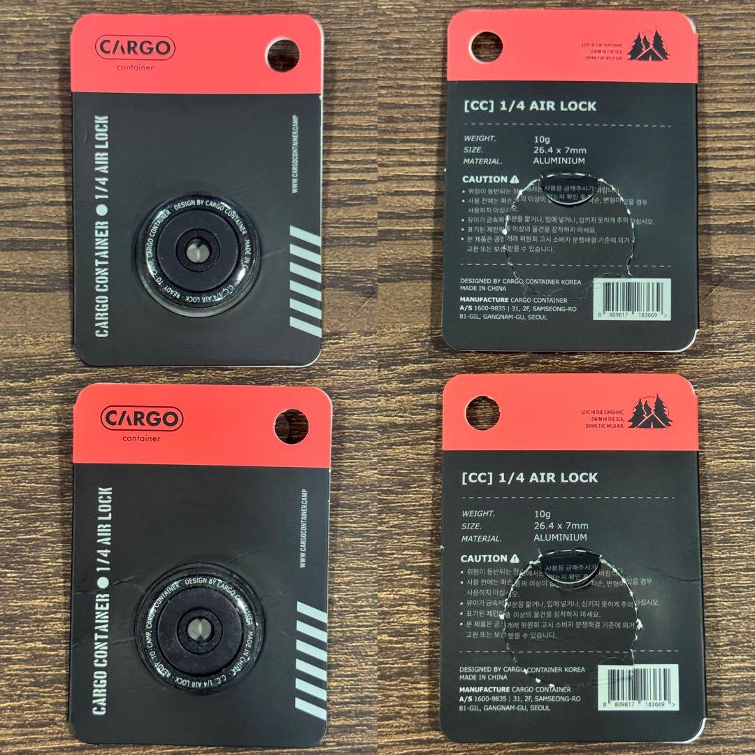 CARGO CONTAINER AIR LIGHTブラック4本 充電器&ケース付 - メルカリ