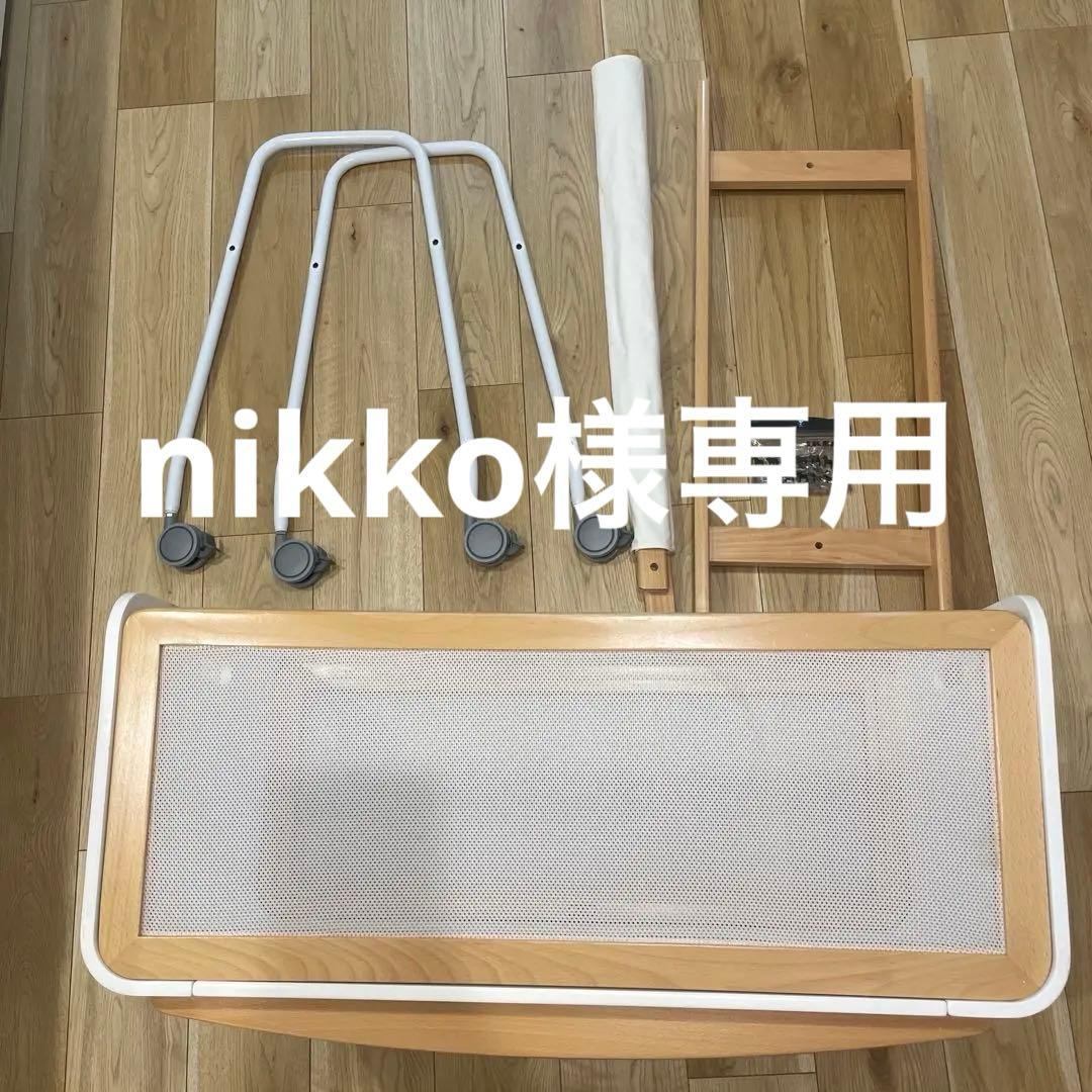 リリワゴン　マットレス付き　木製ベビーベッド キャスター付き 2ヶ月間レンタルが12000円】リリワゴン2 レンタル簡易ベッド 大和屋