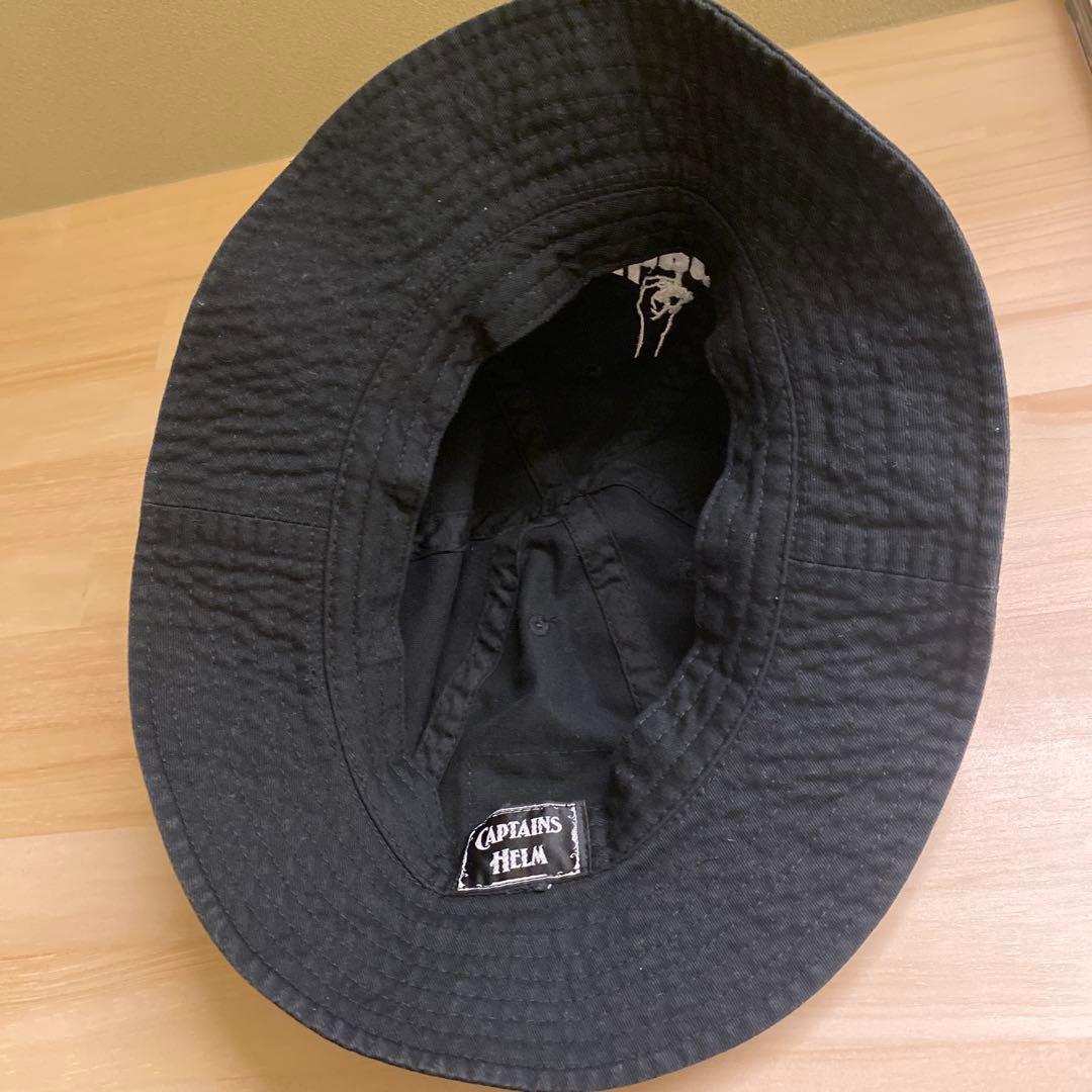 キャプテンズヘルム ゴルフ ゴルファーザーハット LARGE 黒、白セット