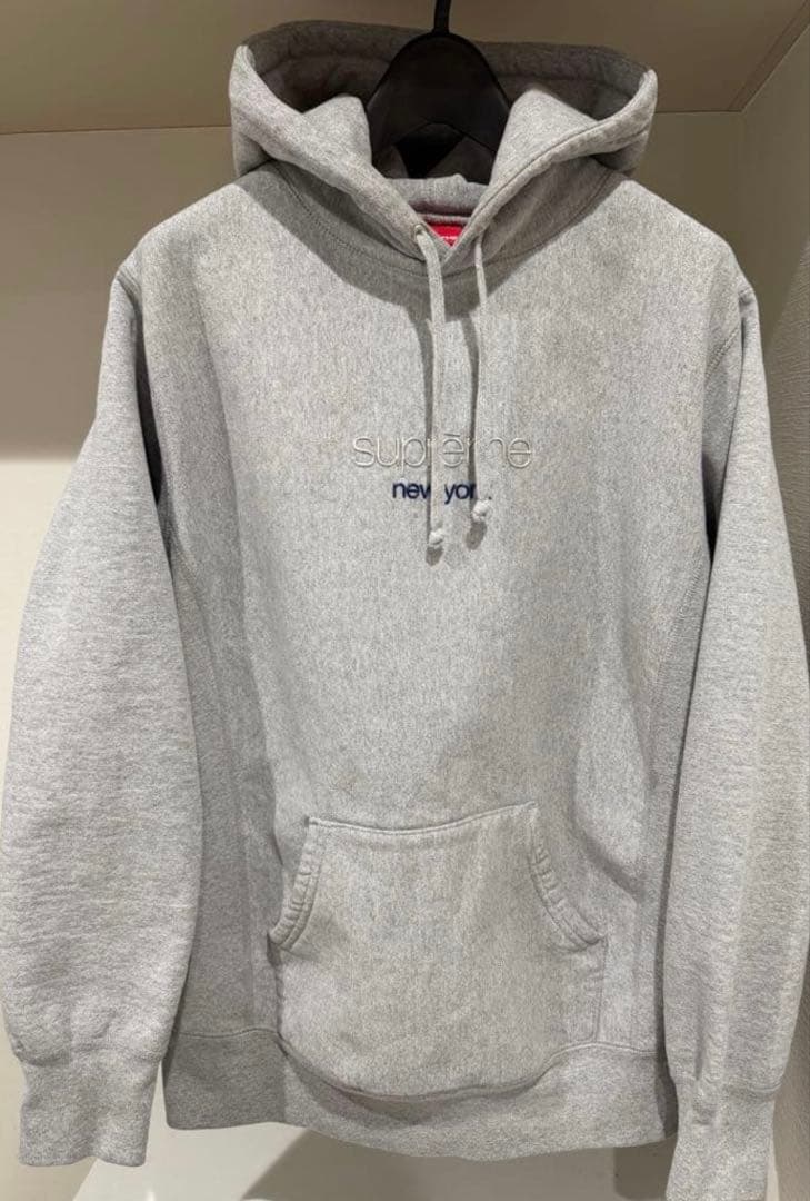 Supreme パーカー　グレー Supreme Box Logo Hooded Sweatshirt (FW23) Ash Grey Men's - FW23 - US